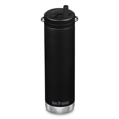 Afbeelding van Klean Kanteen TKWide thermosfles met twistdop 592 ml mat zwart