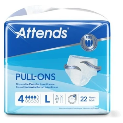 Afbeelding van 4x Attends Pull Ons 4L 22 stuks