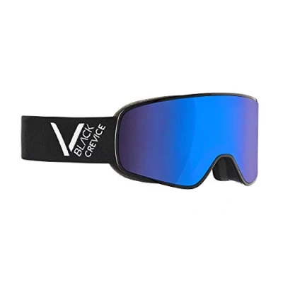 Afbeelding van Black Crevice Skibril Sladming dubbele lens, anti condenscoating, UV400 bescherming (zwart/wit, L (hoofdomtrek 58 61 cm)