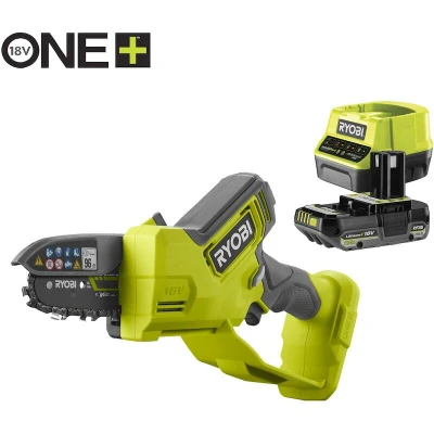 Afbeelding van Ryobi RY18PSX10A 120 One+ 18V Brushless Li ion Accu Snoeizaag Set 2.0Ah 10cm