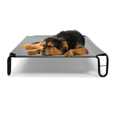 Afbeelding van BestVida Verhoogd hondenbed, 35 x 28 8 inch (klein, grijs)