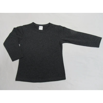 Afbeelding van dirkje , meisjes t shirt lange mouw grijst met glitter 4 jaar 104