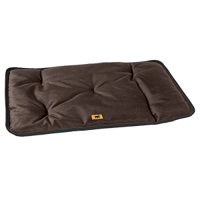 Afbeelding van Ferplast Hondenbed Hondenkussen voor kleine honden Antikrasstof Machinewasbaar op 30 Waterdicht hondenmatras 65 x 48 3,5 cm Bruin