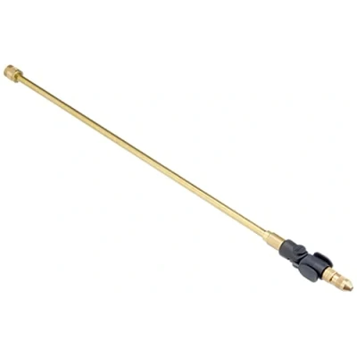 Afbeelding van GLORIA messing spuitlans met scharnierstuk, sproeibuis mondstuk, accessoires voor prima en primex drukspuit, verstelbare lengte: 46cm lang / 43cm gebogen