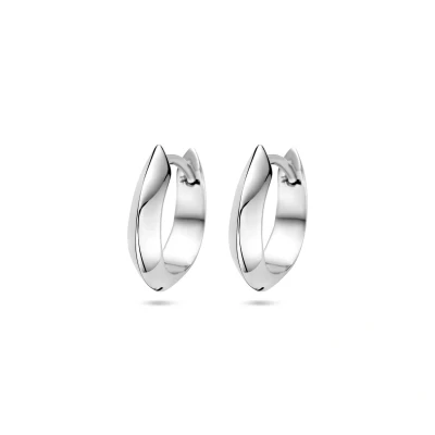 Afbeelding van Zilver Gerhodineerd Klapoorringen 16 Mm 1340034