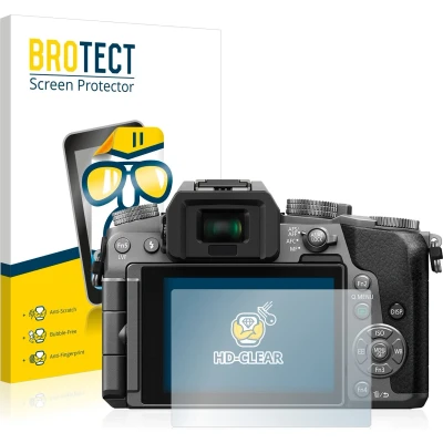 Afbeelding van BROTECT Screenprotector voor Panasonic Lumix DMC G70 Folie Beschermfolie transparant (2 Stuks)