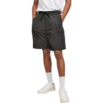 Afbeelding van Urban Classics Nylon Cargo Shorts Shorts, Heren, Maat: 3XL, Black