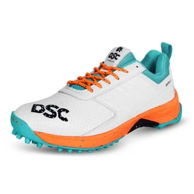 Afbeelding van DSC Jaffa 22 cricketschoenen, (Wit/Oranje) Maat: 45 EURO