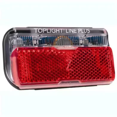 Afbeelding van Busch &amp; Muller + Müller achterlicht Toplight Line plus dynamo 80mm
