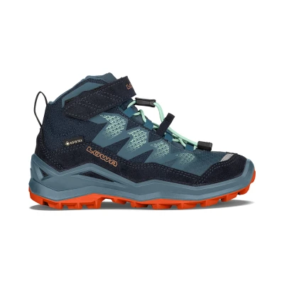 Afbeelding van Lowa Maddox Pro GTX VCR Junior Hoge Wandelschoen Schoenen Blauw Maat 33