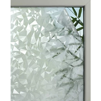 Afbeelding van GARDINIA Statische raamfolie Graphic 50, lichtdoorlatend, op maat te snijden, 100% PVC, 67,5 x 150 cm, prisma look, semi transparant