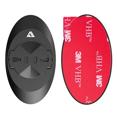 Afbeelding van KOM Cycling Edge universele telefoonadapter bevestig uw smartphone op elke fietsbevestiging Quarter Turn telefoonbevestiging zelfklevende adapter