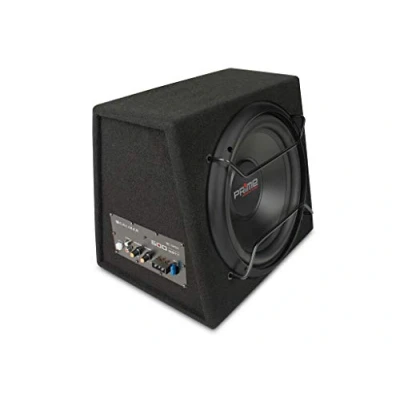 Afbeelding van Caliber Subwoofer Auto met Versterker 600 Watt Piekvermogen 12 Inch Actieve Woofer 25 tot 3500 Hz Crossover RCA (BC112SA)
