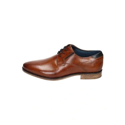 Afbeelding van bugatti Veterschoenen, Heren, Maat: 45, Cognac Leer