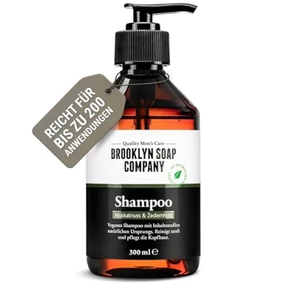 Afbeelding van Shampoo (300 ml) · Brooklyn Soap Company reinigt zacht en verzorgt de hoofdhuid ✓