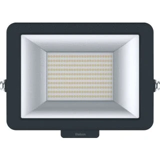 Afbeelding van Theben theleda b100l w bk led straler voor wandmontage 3000k 100 watt zwart 1020699