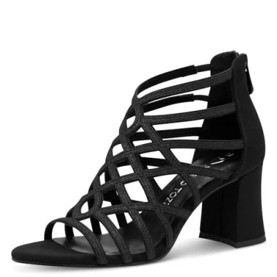 Afbeelding van MARCO TOZZI 2 28384 44 sandalen voor dames, Black Com., 36 EU