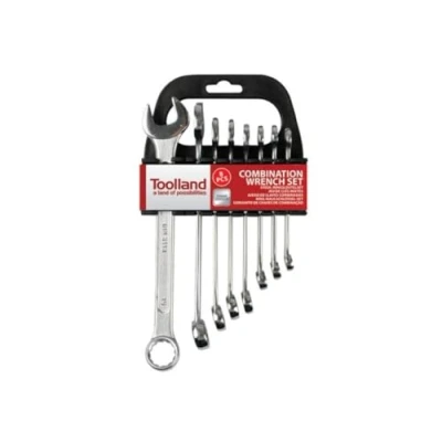 Afbeelding van Steek /ringsleutelset Toolland 8 delig