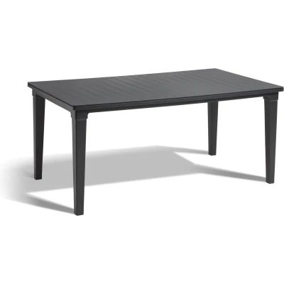 Afbeelding van Leen Bakker Allibert Tafel Futura 165x95x75cm Tuinmeubelen Grijs Le Sud