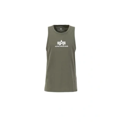 Afbeelding van Alpha Industries Top, Heren, Maat: Small, Dark olive