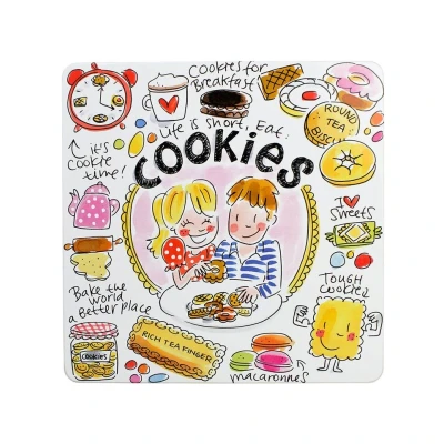 Afbeelding van Blond Amsterdam blik vierkant cookies Even bijkletsen