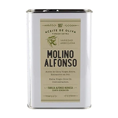 Afbeelding van Extra vierge Arbequina olie (blik van 1 liter) Molino Alfonso