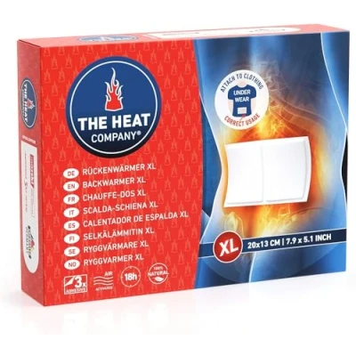 Afbeelding van THE HEAT COMPANY Rugwarmer XL 3 stuks EXTRA warm zelfklevend bodywarmer 18 uur lang aangenaam direct klaar voor gebruik luchtgeactiveerd puur natuurlijk