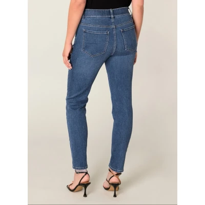 Afbeelding van BASE LEVEL Anabel Bottoms Mid Blue maat W42 / L30