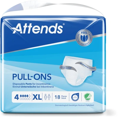 Afbeelding van Attends Pull Ons 4 X Large 18 stuks