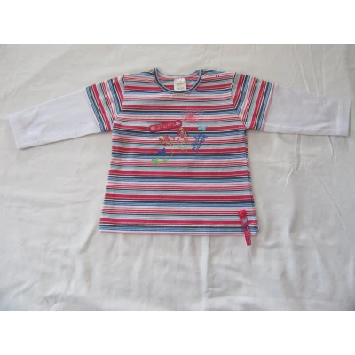 Afbeelding van dirkje , meisje, t shirt lange mouw streep journey 9 maand 74