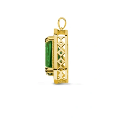 Afbeelding van Cataleya Jewels Hanger Synth Smaragd En Zirkonia