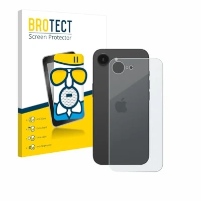 Afbeelding van BROTECT Screenprotector voor Apple iPhone 16e (Achterkant) Folie Beschermfolie Beschermglas matte