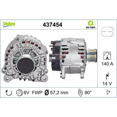 Afbeelding van Valeo Alternator/Dynamo 437454
