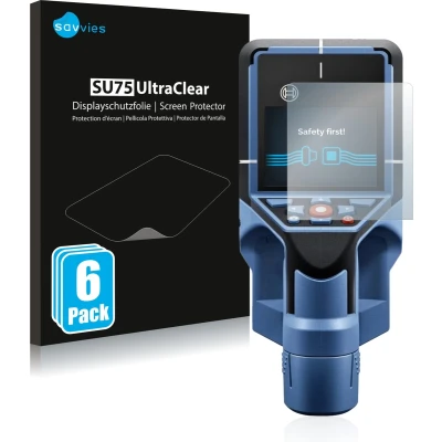 Afbeelding van Savvies (6 Stuks) Schermbeschermer voor Bosch D tect 200 C Wallscanner Screen Protector Ultra Transparant