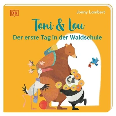 Afbeelding van Toni &amp; Lou. der erste Tag in Waldschule: Über den ersten im Kindergarten: Pappbilderbuch mit erster Vorlesegeschichte. Für Kinder ab 2 Jahren