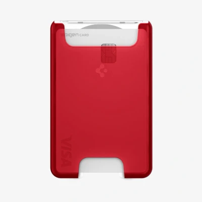 Afbeelding van Spigen Classic C1 MagFit Magnetische Kaarthouder Ontworpen voor Magsafe Compatibel met iPhone 16/15/14/13/12 Modellen Wallet Robijn