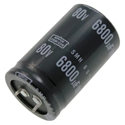 Afbeelding van Elko condensator radiaal 6800µF 80V Snap in elektrolytische tot 85C 6800uF capaciteit van United Chemi Con