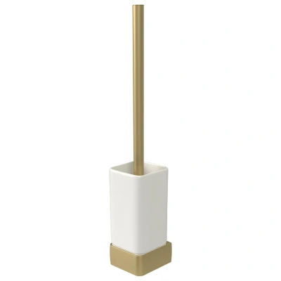 Afbeelding van Haceka aline toiletborstelset goud aluminium keramiek 120866 1208665