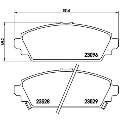 Afbeelding van Brembo Remblokset P 28 031