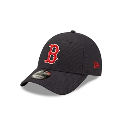 Afbeelding van New Era Boston Red Sox Baseball Cap blau mit Teamlogo verstellbar Kappe Accessoire One Size