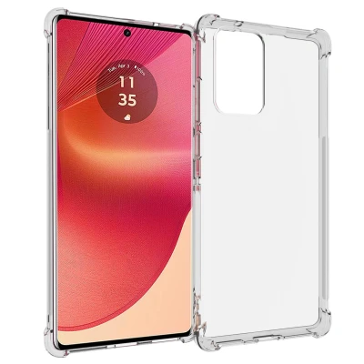 Afbeelding van Motorola Edge 50 Fusion Hoesje Siliconen en TPU (zacht) iMoshion Backcover/Softcase Transparant Telefoonhoesje