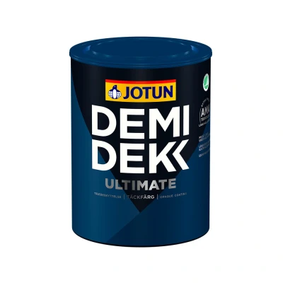 Afbeelding van Demidekk Ultimate Tackfarg Dekkende Houtverf Buiten 0,75 LTR Wit