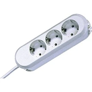 Afbeelding van Bachmann 388271 Stekkerdoos 3 voudig Wit Randaarde stekker 1 stuk(s)