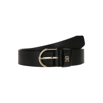 Afbeelding van Tommy Hilfiger Essentiële Moeiteloze riem voor dames, 3,5 cm met gesp, Zwart (zwart), 70