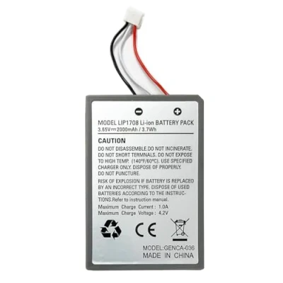 Afbeelding van OnlyTech Vervangende LIP1708 batterij voor PS5 Dualsense BDM 010 controller (batterij 2000 mAh / 3,65 V 3,7 Wh)