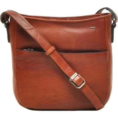 Afbeelding van Berba Lucca leren Crossbody Gratis thuisbezorgd! Cognac