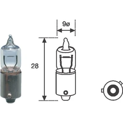 Afbeelding van Gloeilamp,achterlicht MAGNETI MARELLI 002701100000