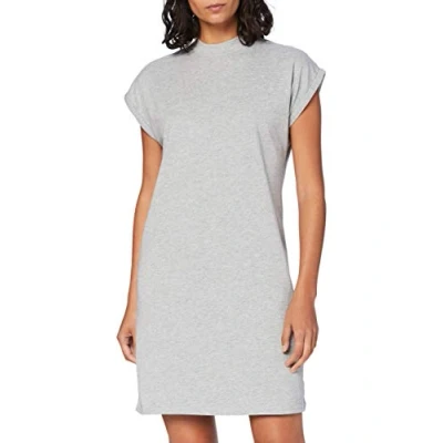 Afbeelding van Super Oversized damesshirt &#039;Turtle Shoulder Dress&#039; Heather Grey XXL