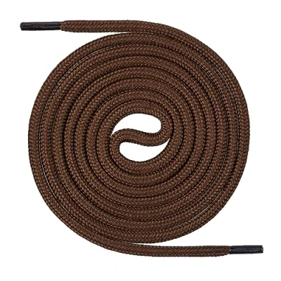 Afbeelding van Mount Swiss Ronde premium veters voor werkschoenen, wandelschoenen en trekkingschoenen polyester ø 4,5 mm zeer scheurvast kleur: bruin, lengte: 110 cm.