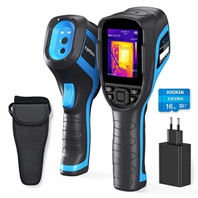 Afbeelding van TOPDON TC005 Thermocamera, 256 x 192 infrarood resolutie, draagbare warmtecamera met 2 MP kijkcamera, video opname ondersteund, temperatuurbereik 15 C 550